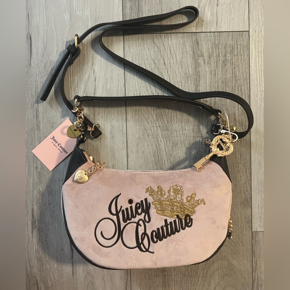 Juicy Couture Keys to Juicy Shoulder Bag Dusty Blush